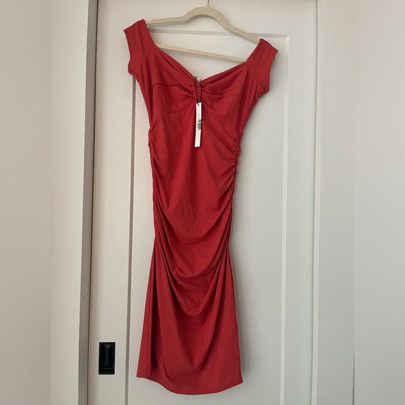 Susana Monaco Twist Front Dress - Picture 2 of 4